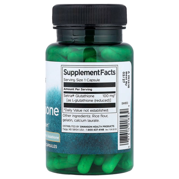 L-Glutathione, 100mg - 100 caps