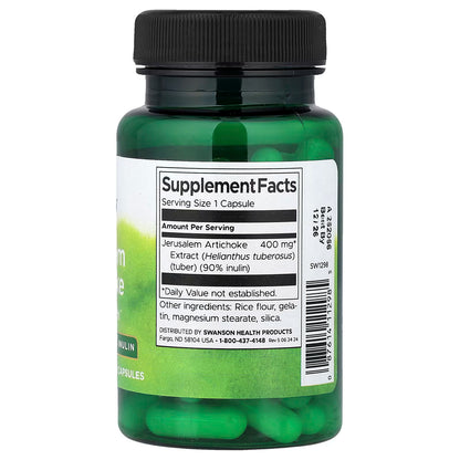 Prebiotic Jerusalem Artichoke, 400mg - 60 caps