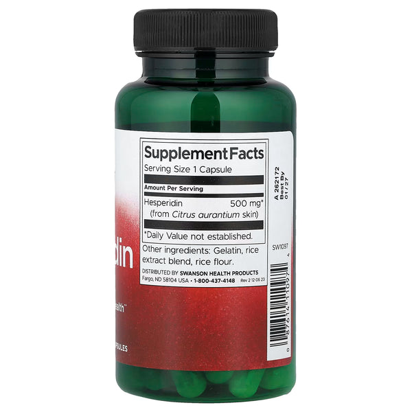 Hesperidin, 500mg - 60 caps