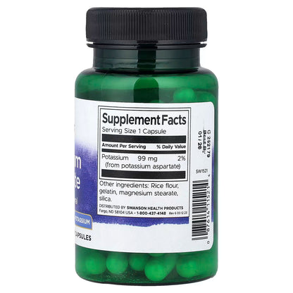 Aspartate de potassium, 99 mg - 60 gélules