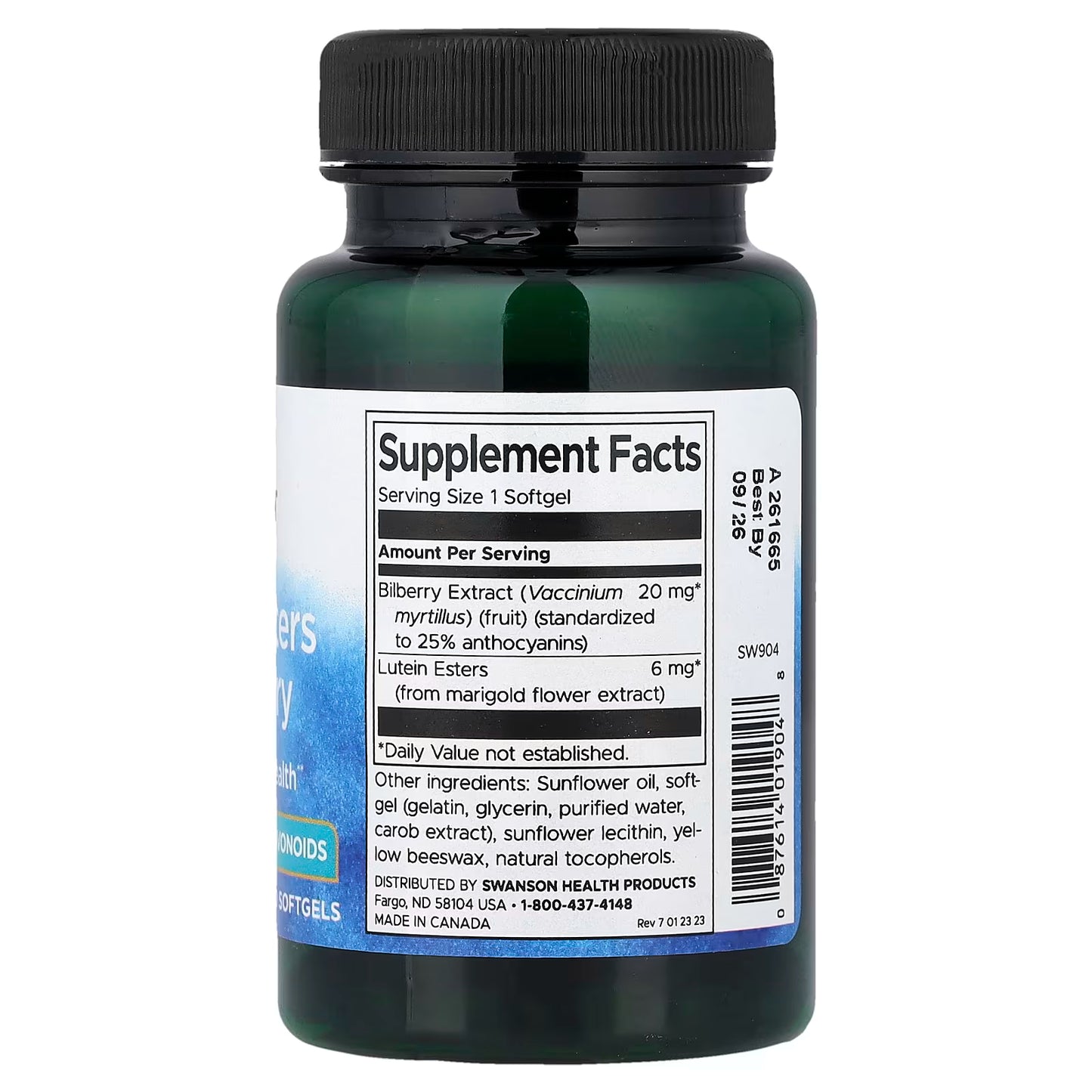 Lutein Esters & Bilberry - 120 softgels