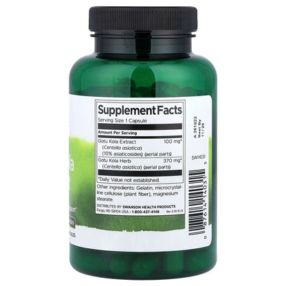 Extrait de Gotu Kola, 100 mg - 120 gélules