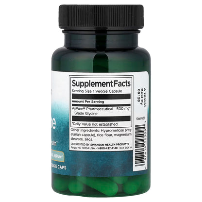 Glycine, 500 mg - 60 gélules végétales