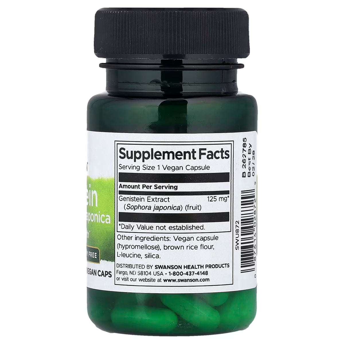Genistein from Sophora Japonica, 125mg - 60 vcaps