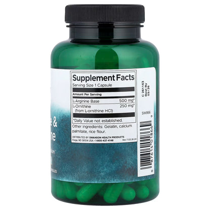 L-Arginine & L-Ornithine - 100 caps