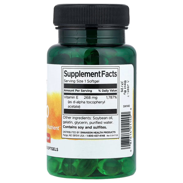 Vitamin E, 400 IU Natural - 100 softgels