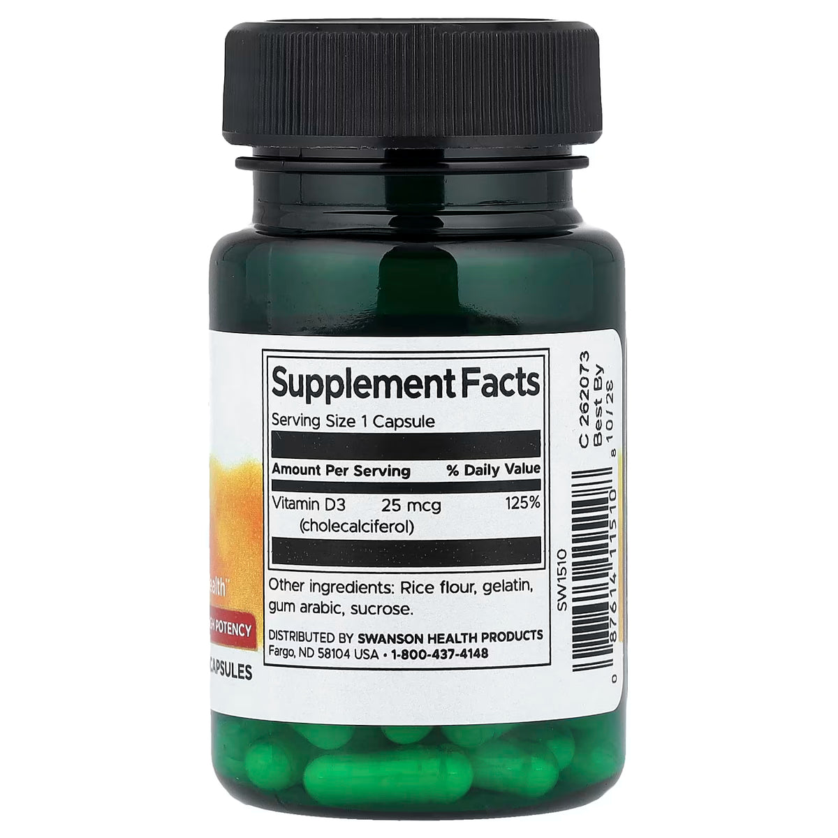 Vitamin D-3, 1000 IU - 60 caps