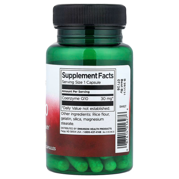 CoQ10, 30mg - 60 caps