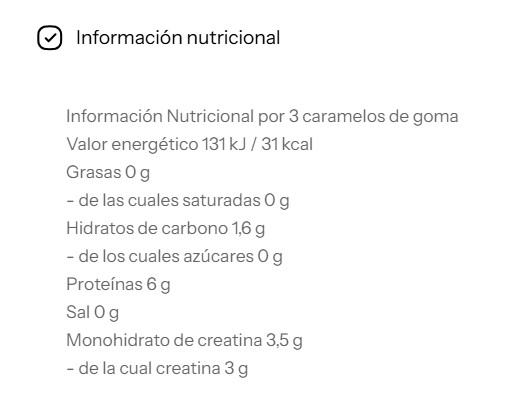 Premium Creatine Gummies · Cherrypop — 60 gominolas