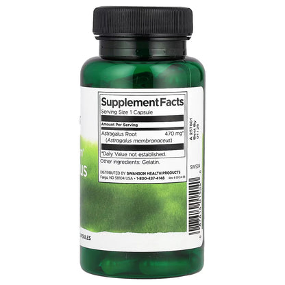 Astragalus Root, 470mg - 100 caps