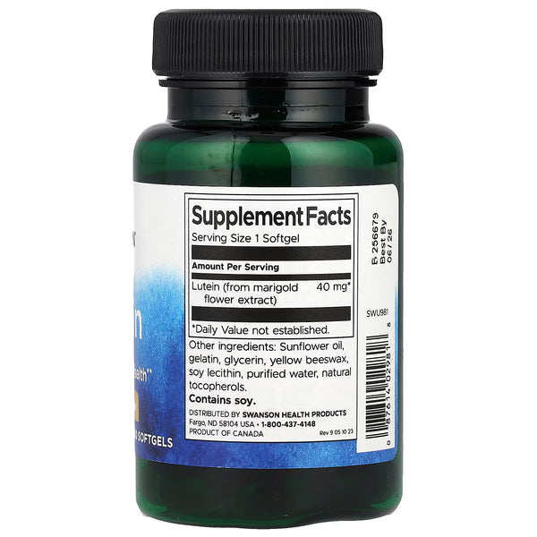 Lutein, 40mg - 60 softgels