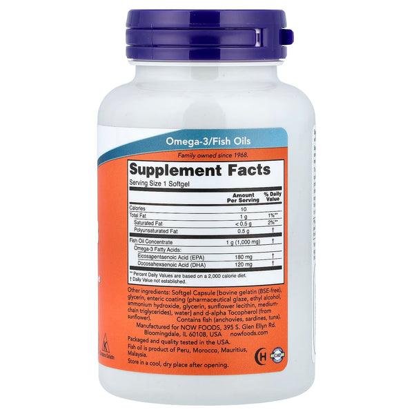 Omega-3 Enteric Coated - 90 softgels