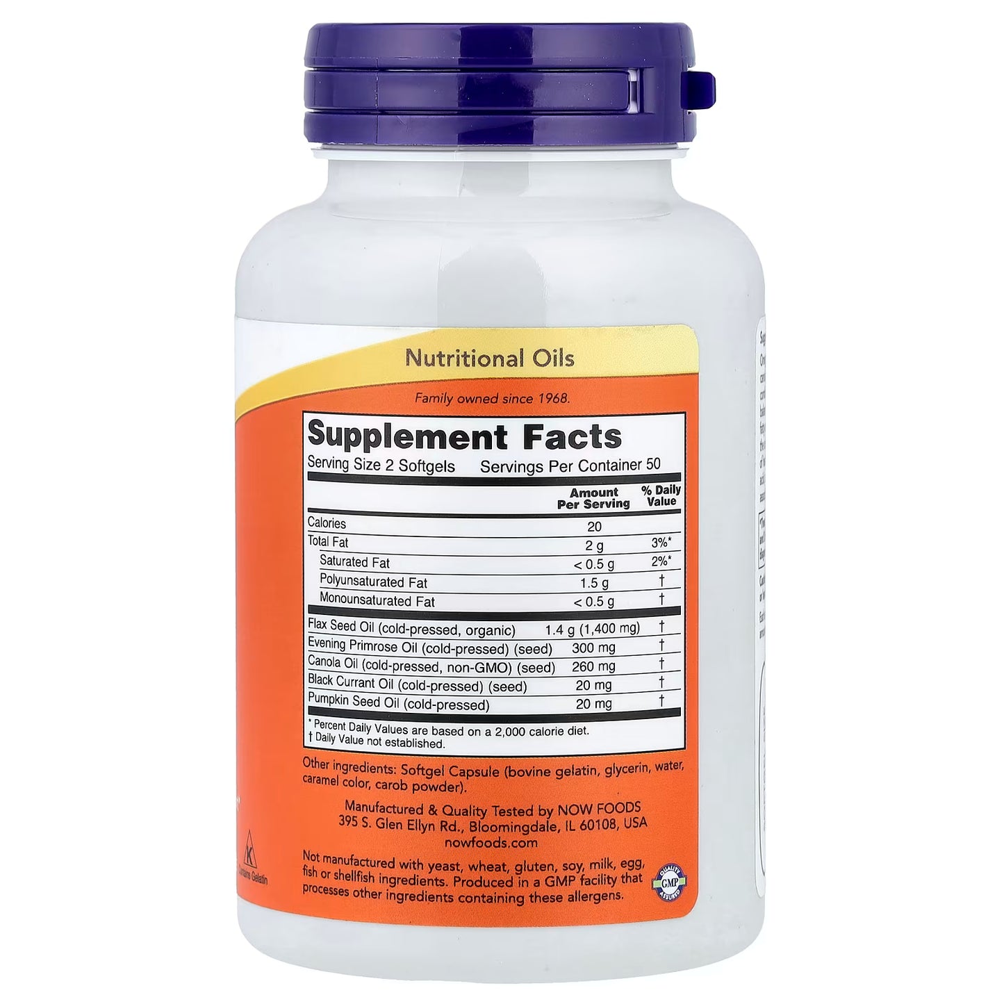 Omega 3-6-9, 1000mg - 100 softgels