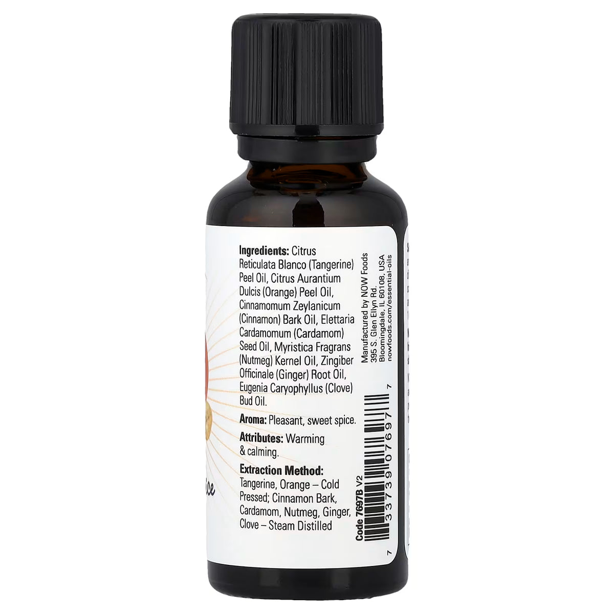 Huile essentielle, Épices de citrouille - 30 ml.