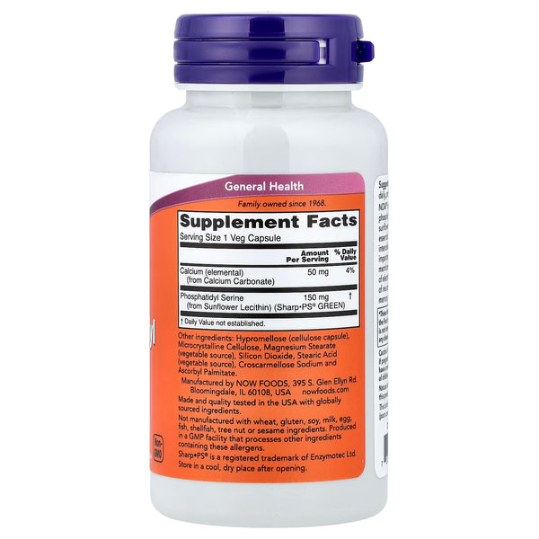Phosphatidyl Serine, 150mg Soy Free - 60 vcaps