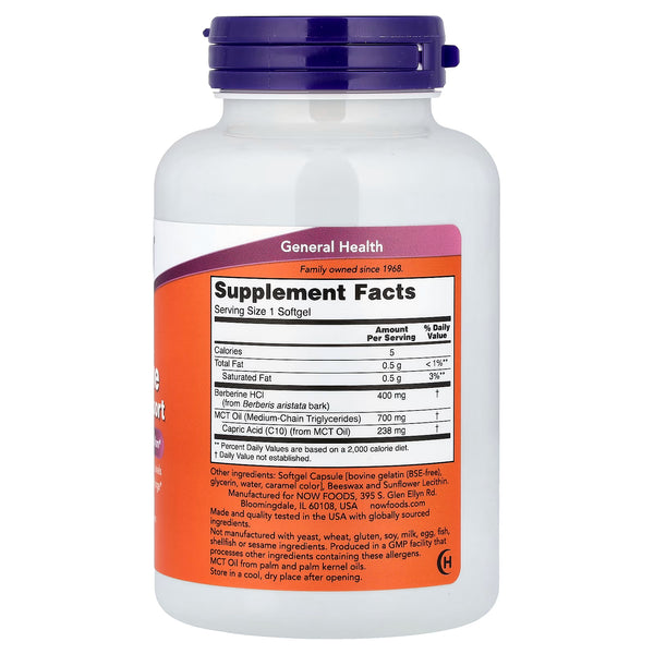 Berberine Glucose Support — 90 cápsulas blandas