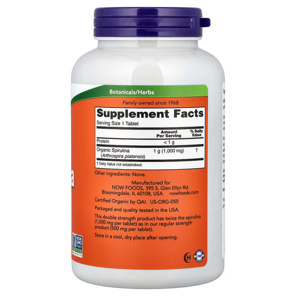 Spirulina, 1000mg - 240 tabs