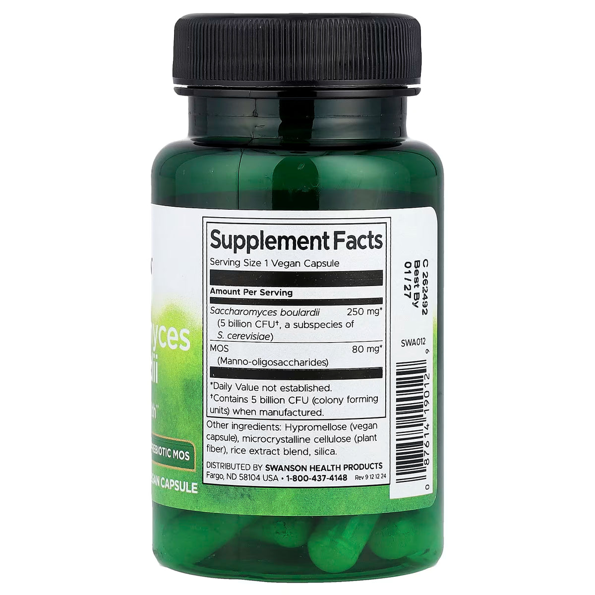 Saccharomyces Boulardii — 30 cápsulas vegetales