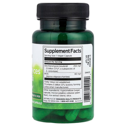 Saccharomyces Boulardii — 30 cápsulas vegetales