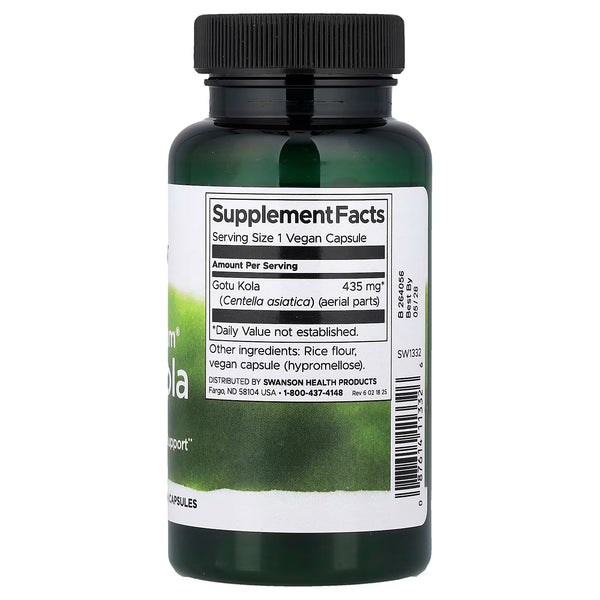 Full Spectrum Gotu Kola, 435mg - 60 caps