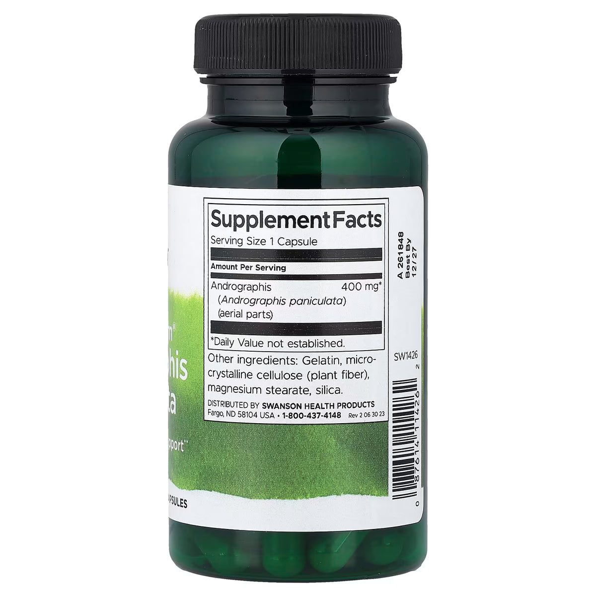 Full Spectrum Andrographis Paniculata, 400mg - 60 caps