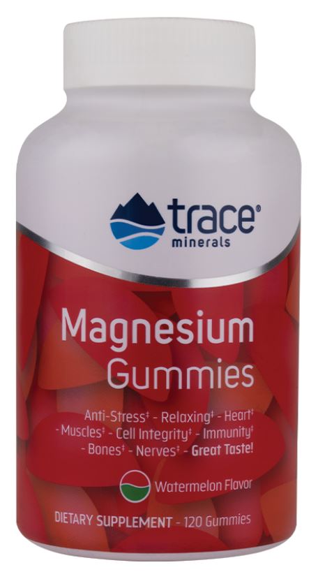 Magnesium Gummies - 120 gummies Trace Minerals - Watermelon