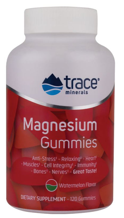 Magnesium Gummies - 120 gummies Trace Minerals - Watermelon