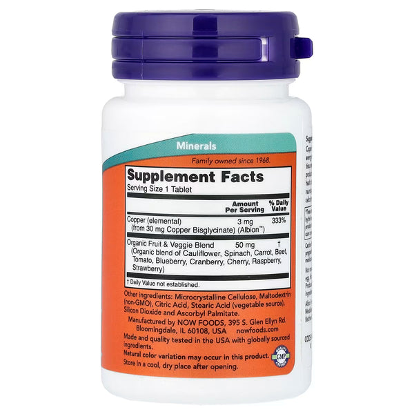 Copper Glycinate - 120 tabs