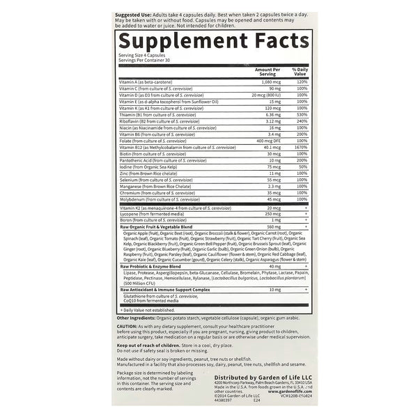 Vitamin Code Men - 120 vcaps