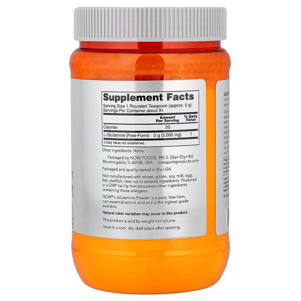 L-Glutamine, Powder - 454g