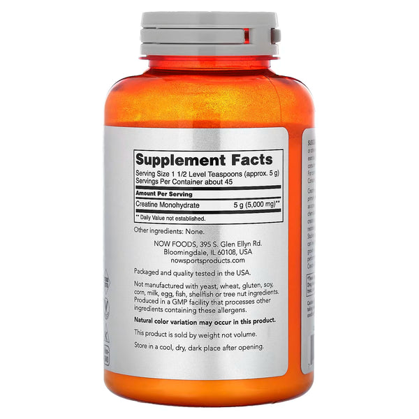 Creatine Monohydrate, Pure Powder - 227g