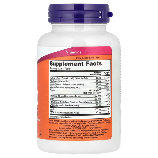 Vitamin B-100 Sustained Release - 100 tabs