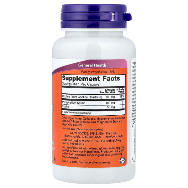Phosphatidyl Serine, 100mg - 60 vcaps