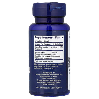 Gamma E Mixed Tocopherols & Tocotrienols - 60 softgels