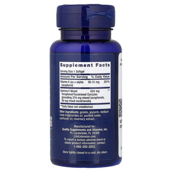 Gamma E Mixed Tocopherols & Tocotrienols - 60 softgels