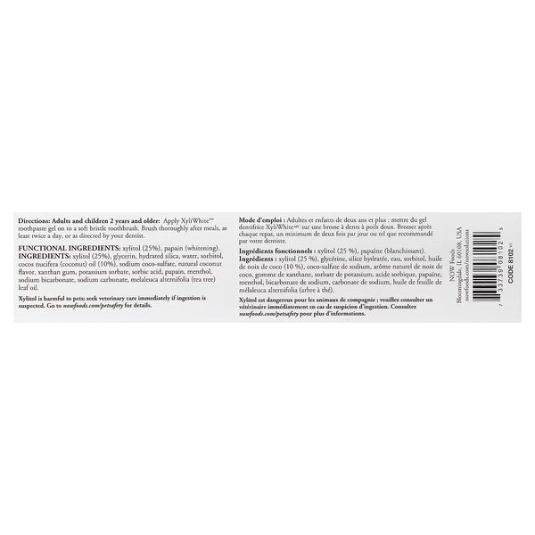 XyliWhite, Coconut Oil Toothpaste Gel - 181g