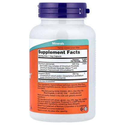 Tri-Chromium, 500mcg - 180 vcaps