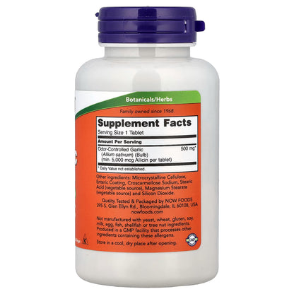 Garlic 5000, Odor Controlled - 90 tablets
