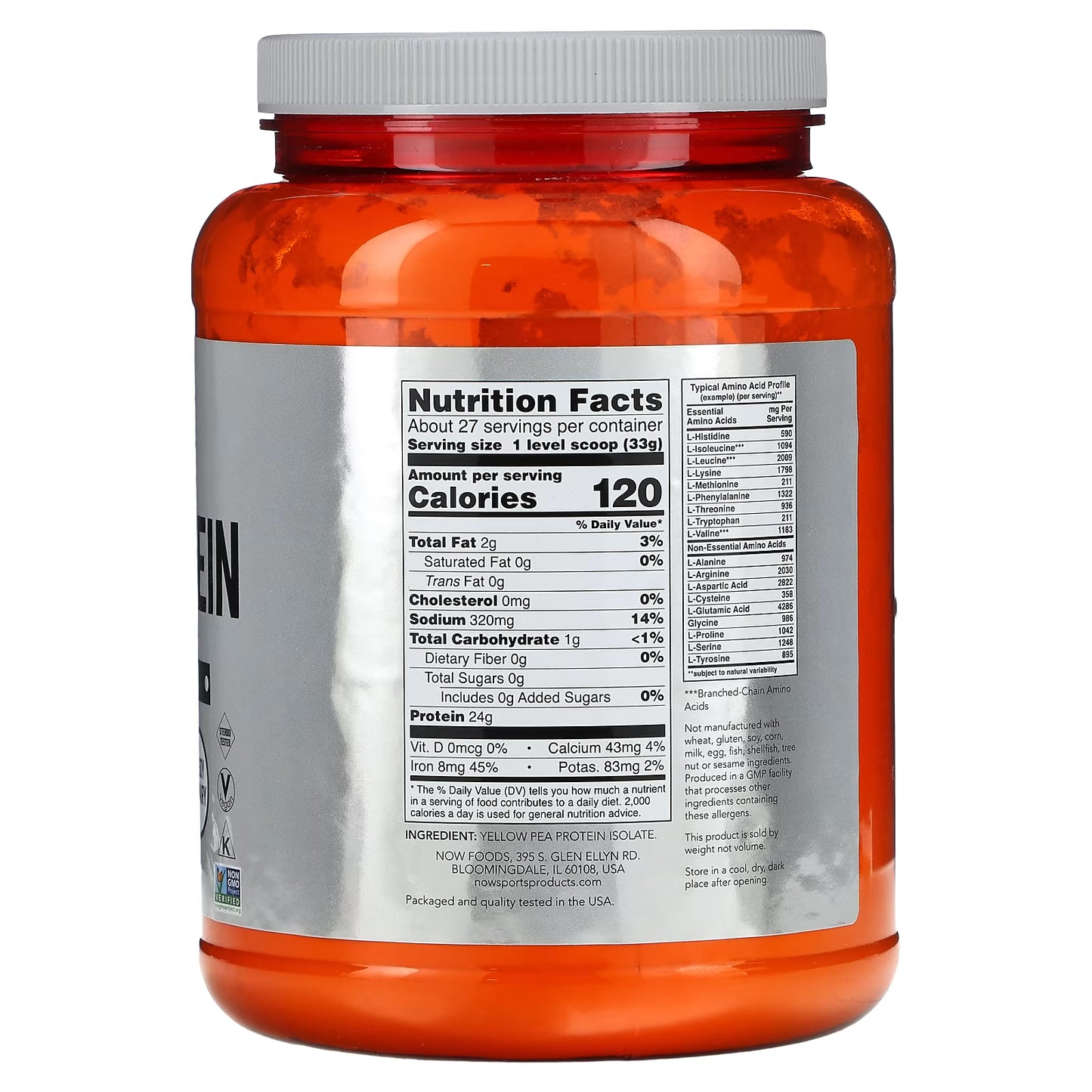 Pea Protein, Vanilla Toffee - 907g