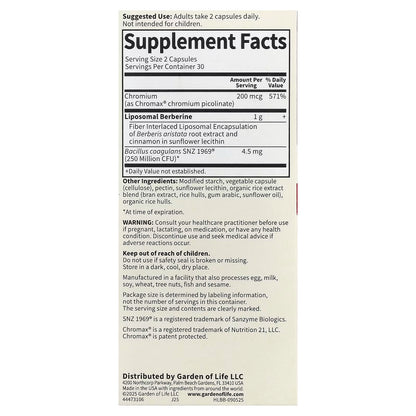 Herbals Liposomal Berberine - 60 vcaps