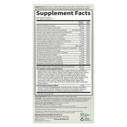 Vitamin Code RAW ONE for Men - 75 vcaps