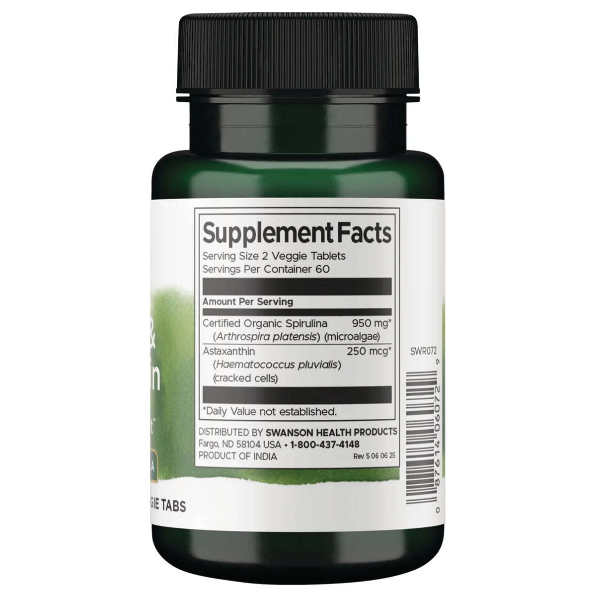 Spirulina & Astaxanthin - 120 veggie tablets