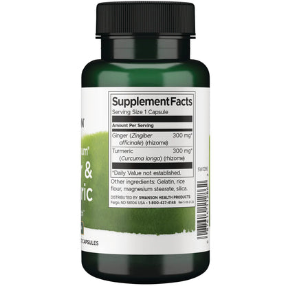 Ginger & Turmeric - 60 caps