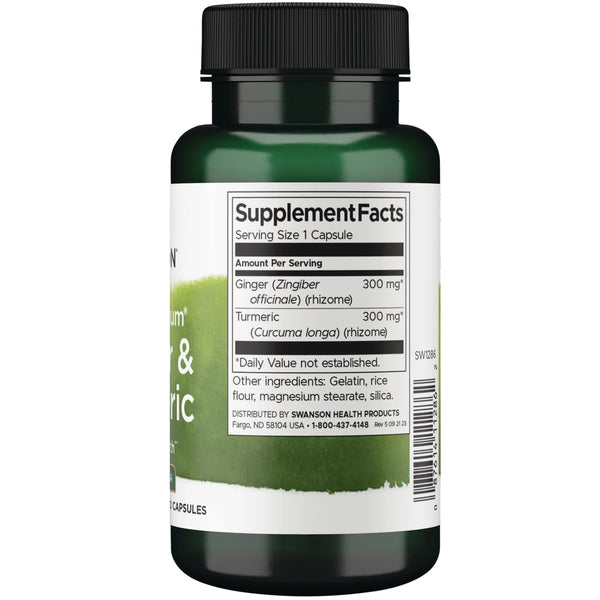 Ginger & Turmeric - 60 caps