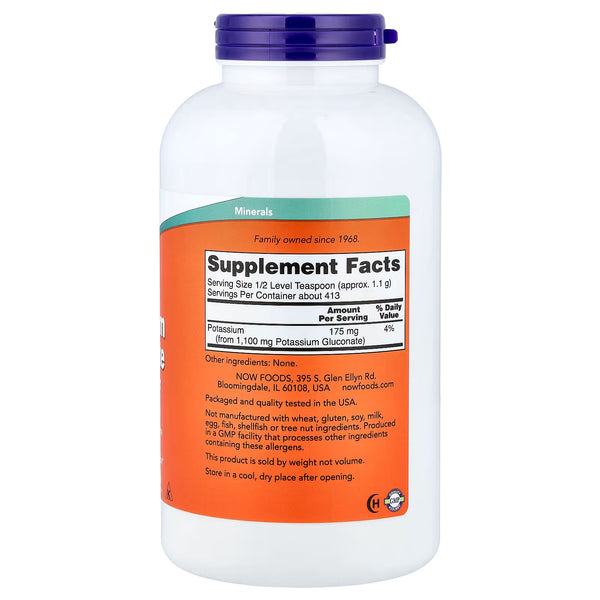Potassium Gluconate, Pure Powder - 454g
