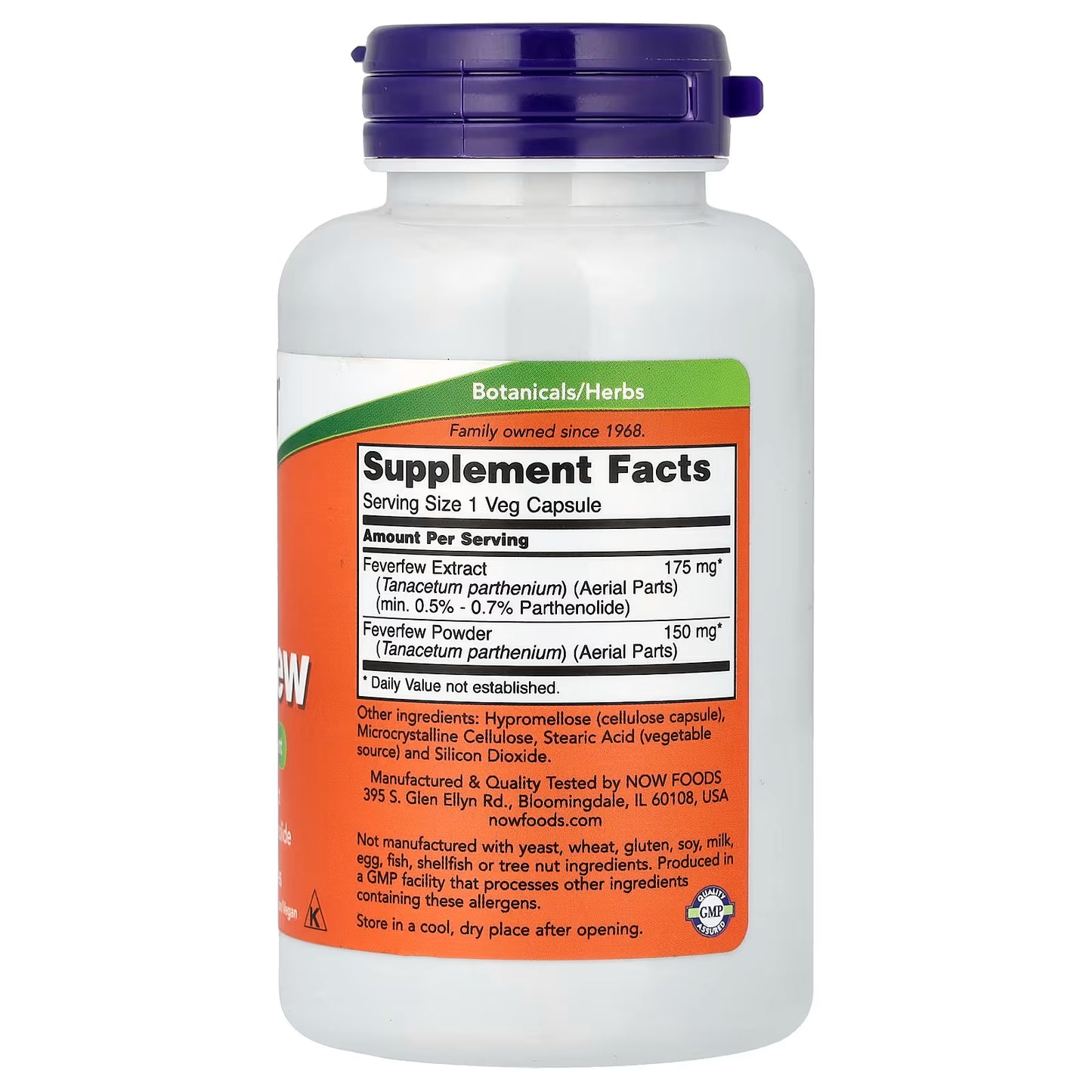 Feverfew - 100 vcaps