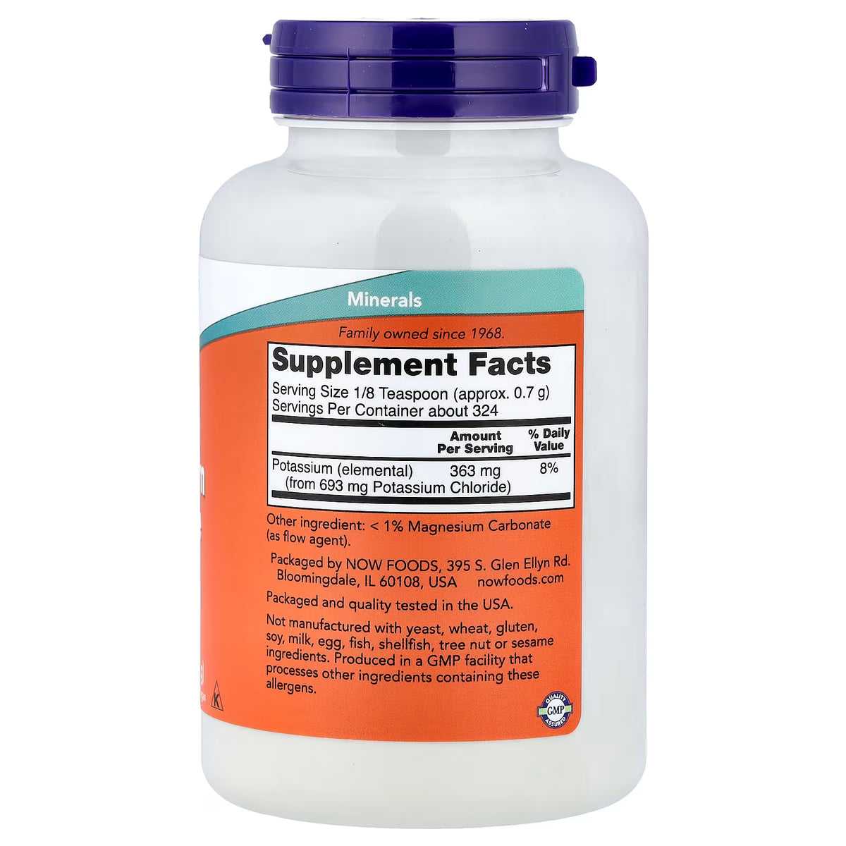 Poudre de chlorure de potassium - 227 g