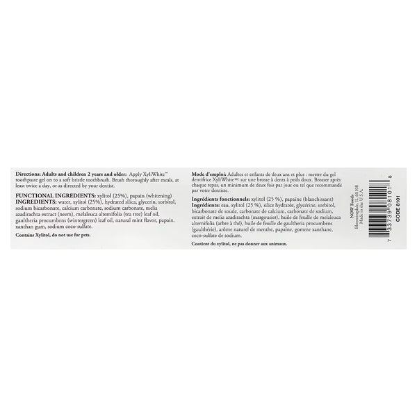 XyliWhite, Neem & Tea Tree Toothpaste Gel - 181g