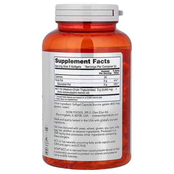 MCT Oil, 1000mg - 150 softgels