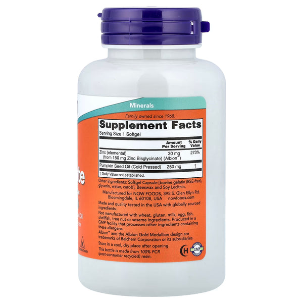 Zinc Glycinate - 120 softgels